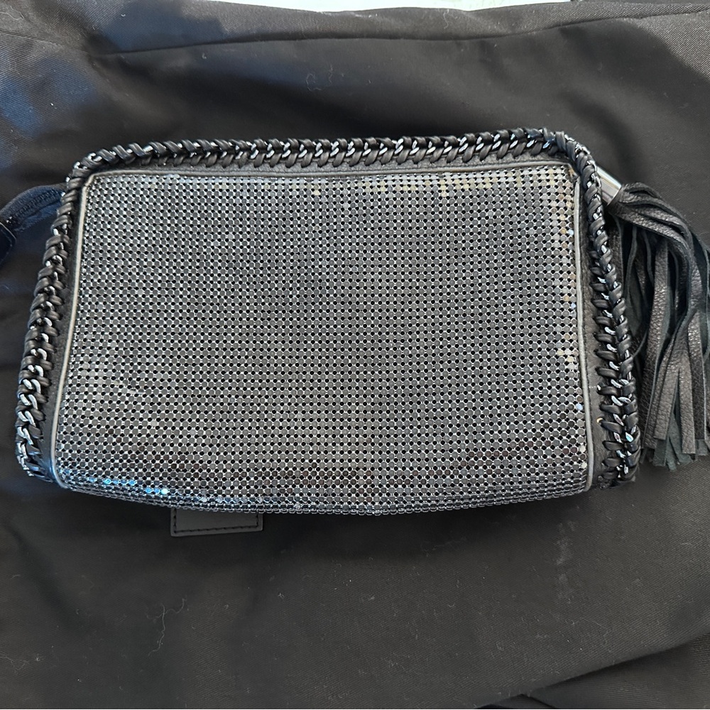 BCBG Max Azria Glitzy Chain Clutch